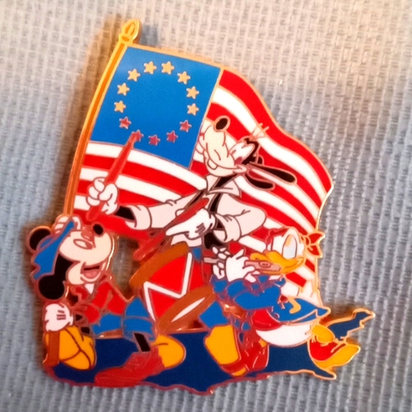Disney Jewelry - DISNEY AMERICAN PRIDE FIFE AND DRUM MICKEY PIN